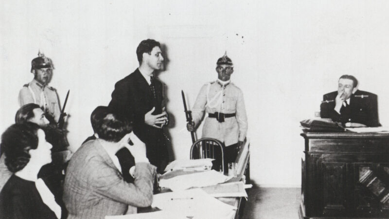 Corneliu Zelea Codreanu la procesul de înaltă trădare din 1938