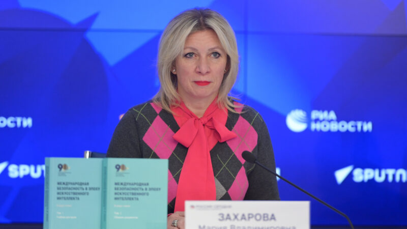 Maria Zaharova, purtătoarea de cuvânt a Ministerului rus de Externe