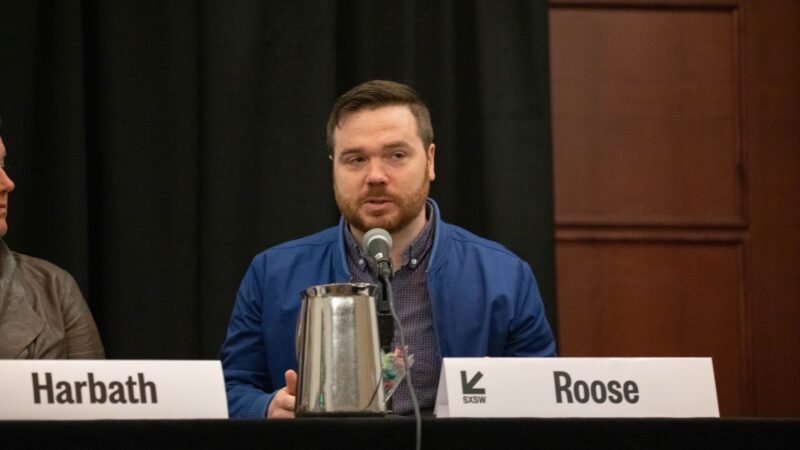 Kevin Roose, jurnalist specializat în tehnologie, la SXSW 2019