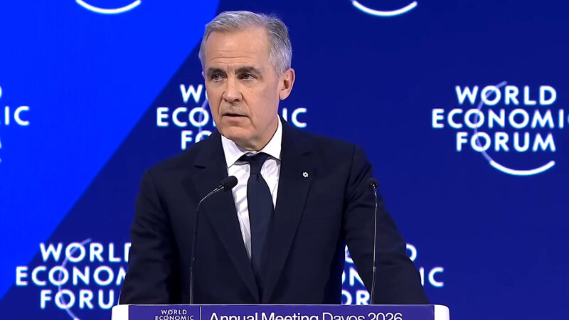 Mark Carney, premierul Canadei, la un forum international