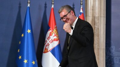 Aleksandar Vučić la Belgrad