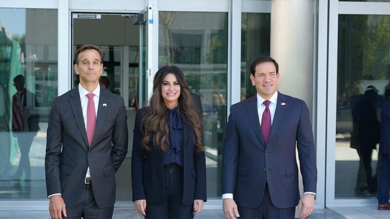 Kimberly Guilfoyle și Marco Rubio la Ambasada SUA din Atena