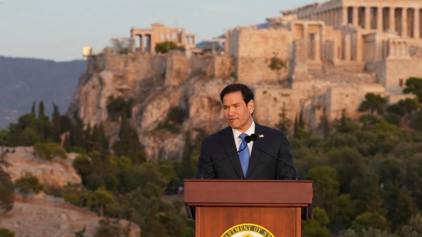 Marco Rubio a spus la Atena că Europa se poate trezi din lunga ei amorțeală