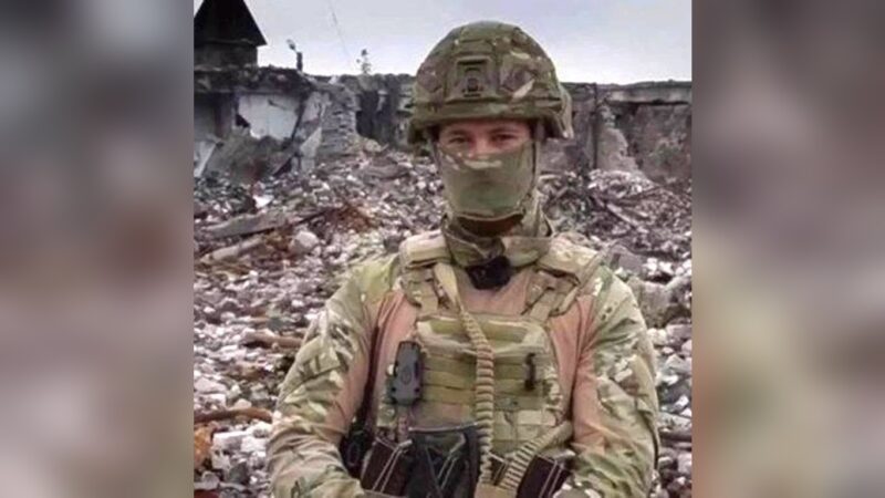 Pavel Prigojin în uniformă militară