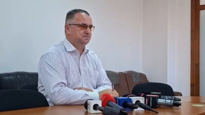 Prim-procurorul Adrian Briciu la declarațiile de presă de la Bistrița